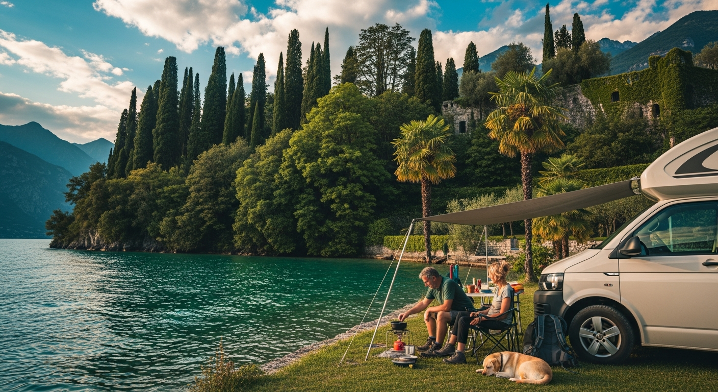 Camping mit Hund am Gardasee - Die besten Campingplätze am Gardasee: Südufer und Peschiera