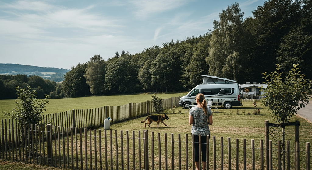 Camping mit Hund: eingezäunter Stellplatz nach Region - Image 1