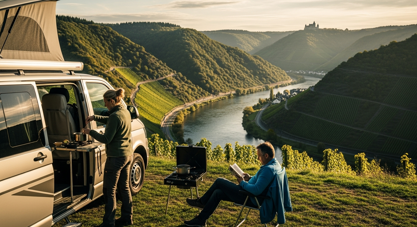 Die besten Campingplätze an der Mosel - Camping an der Mosel: Die schönsten Plätze im südlichen Moseltal