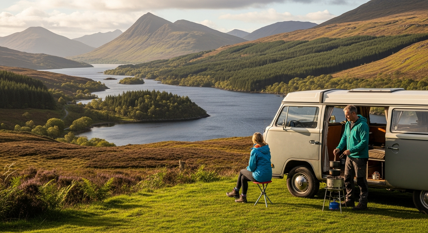 Best campsites in Argyll - Argyll campsites along the Cowal Peninsula and Crinan coast