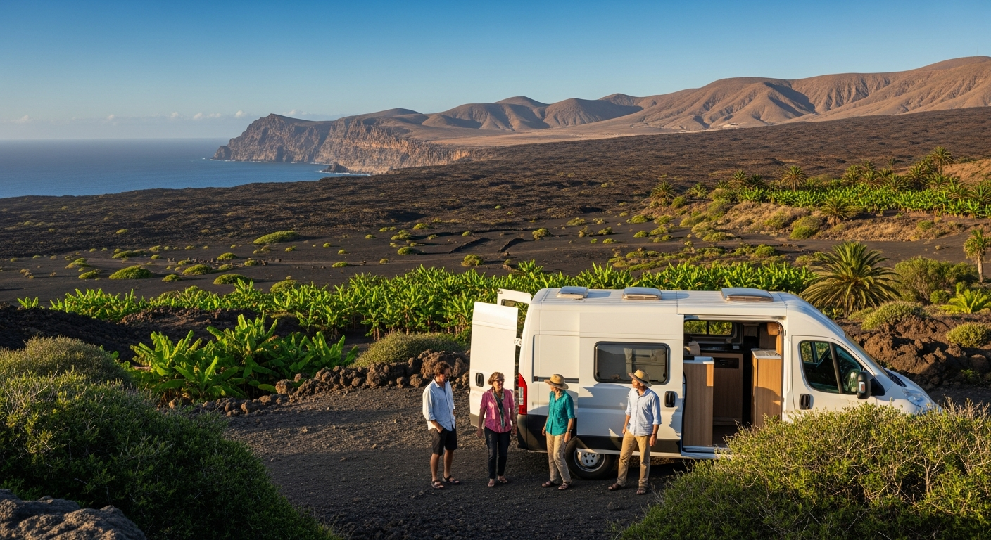 Autocaravana cerca de Fuerteventura — alquiler de autocaravana en las Islas Canarias