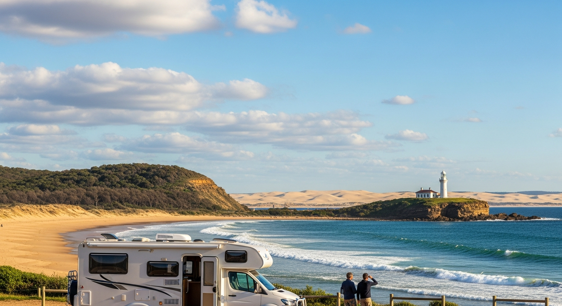 Stockton Beach: sand dune access and surf breaks - Newcastle