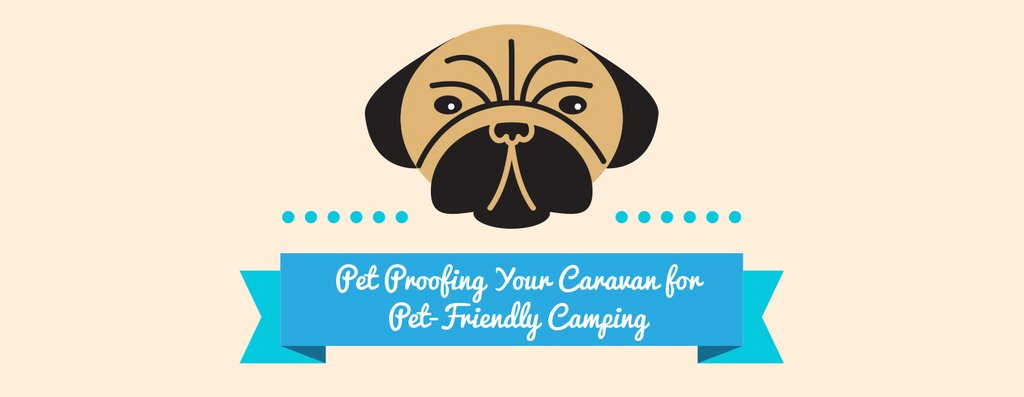 Aussie caravan holiday with the dog at a coastal caravan park.