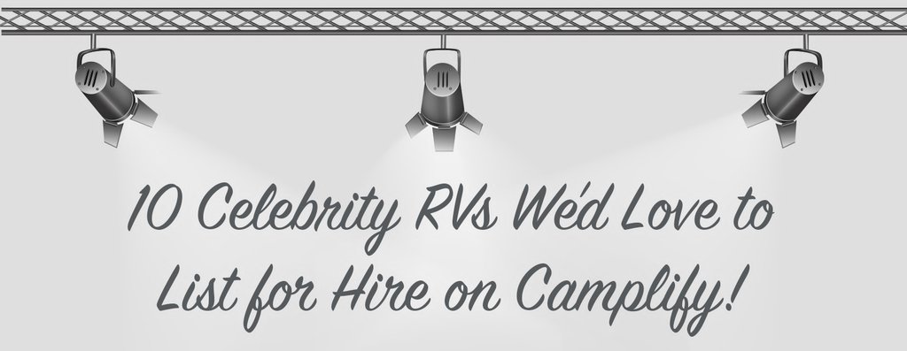 RV parked at a scenic Aussie campsite, dreaming of celebrity renters!