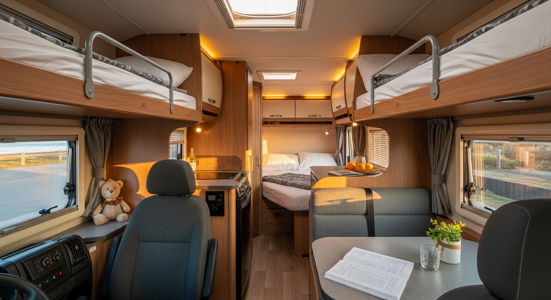 Family motorhome, drive the whole thing