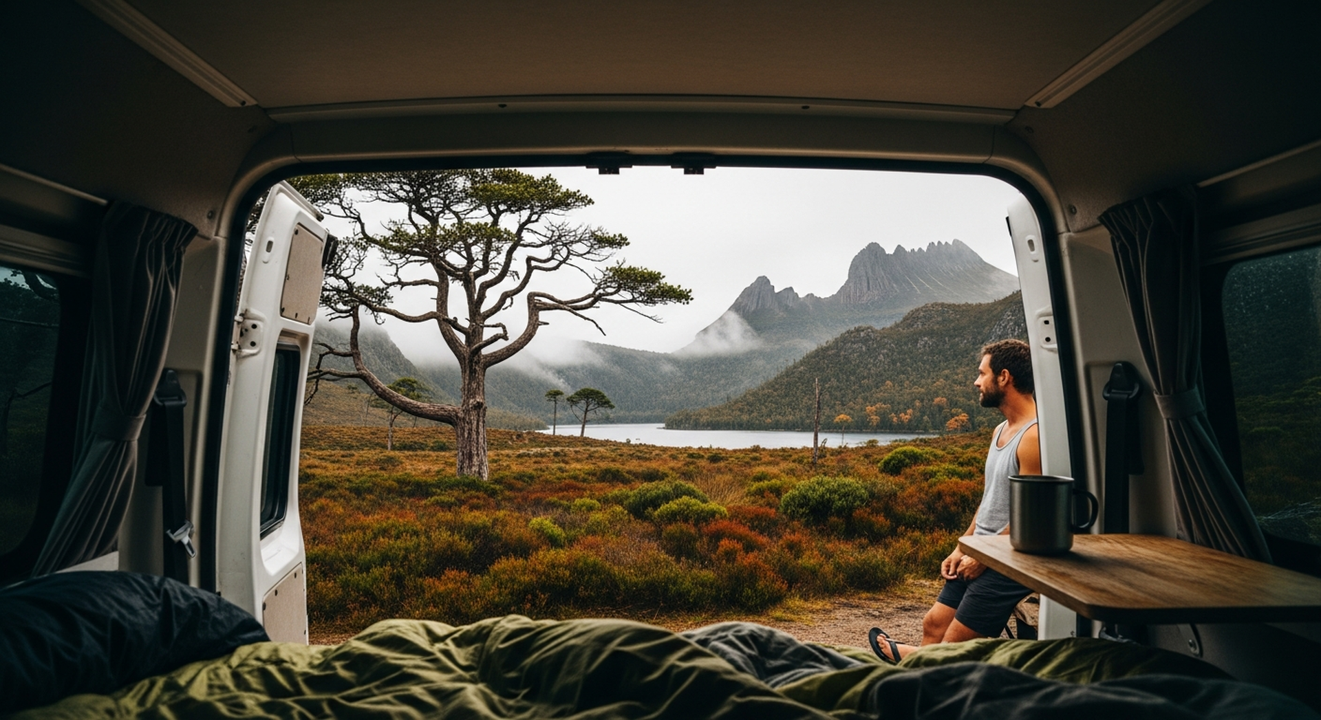 Lake St Clair National Park Camping - Cradle Mountain