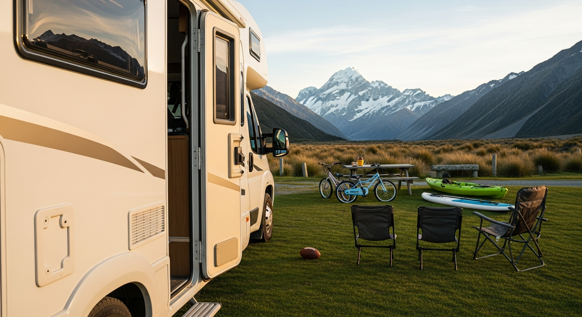 Motorhome hire across New Zealand