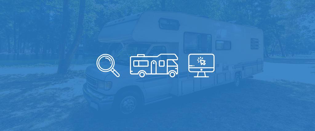 Autocaravana vintage en carretera con montañas al fondo. Viajes y aventura en camper de segunda mano.