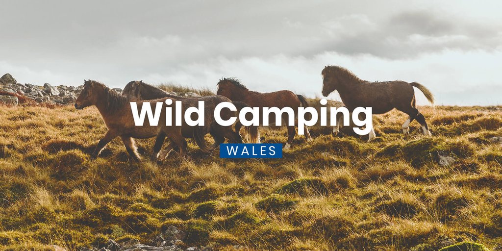 Campervan overlooking a scenic Welsh valley, ready for a wild camping adventure.