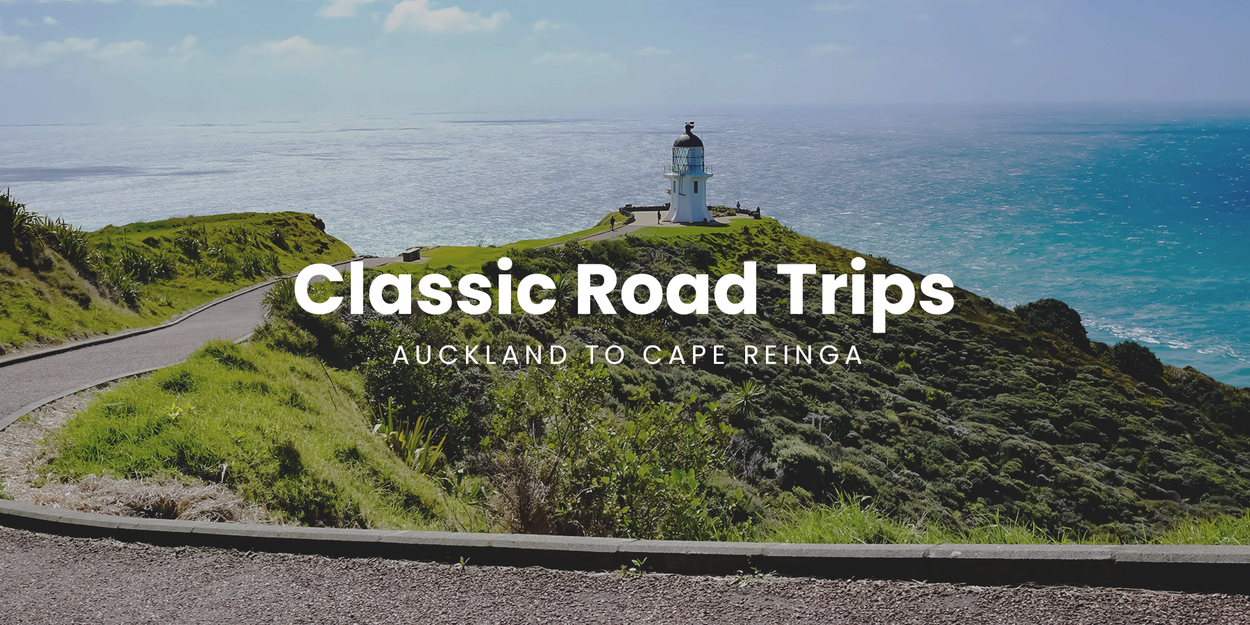 Campervan parked up at a Northland campsite, ready for an epic roadie from Auckland to the Cape.