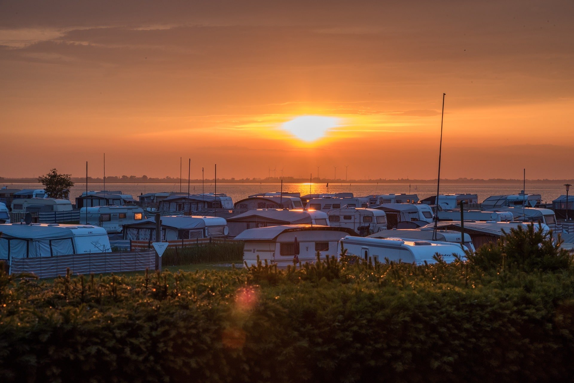 Wohnmobilstellplatz an der Ostsee
