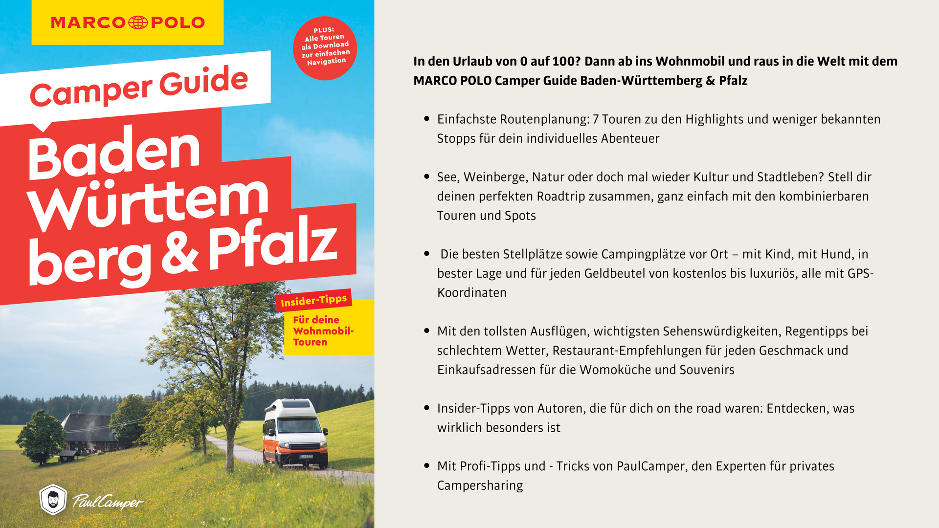 Miete einen Camper bei PaulCamper