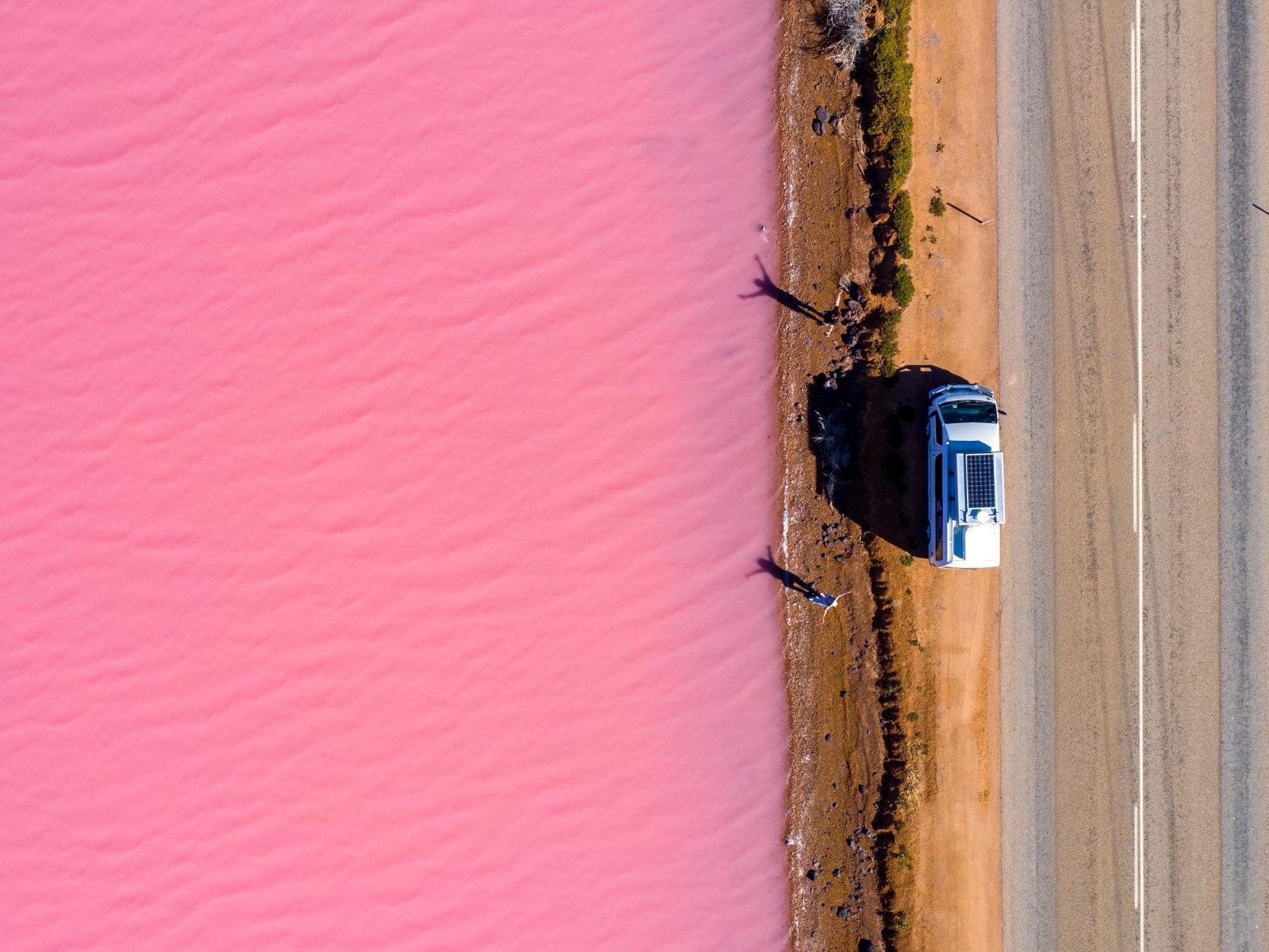 Camplify van parked on the WA Coral Coast, ready for a bonza camping adventure!