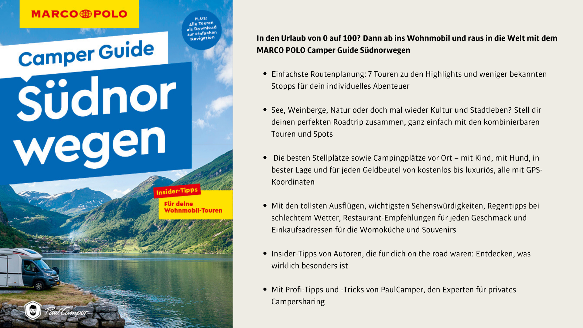 Miete einen Camper bei PaulCamper