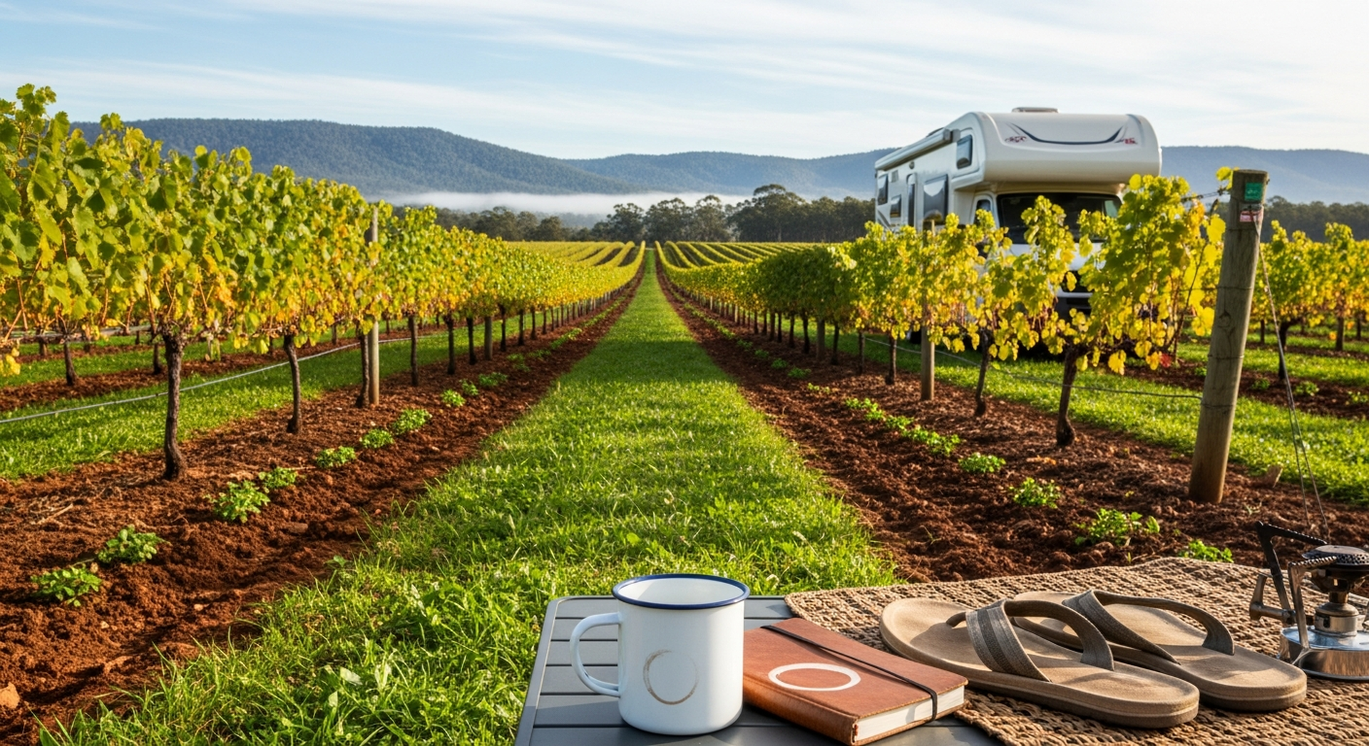 Lake St Clair Campground - the Hunter Valley