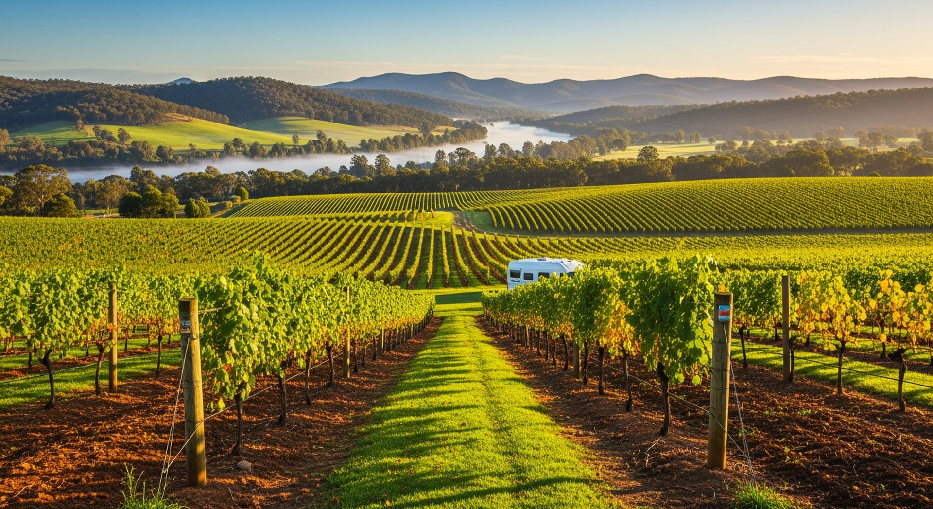 Best caravan parks in the Hunter Valley - Established parks near Cessnock and Pokolbin