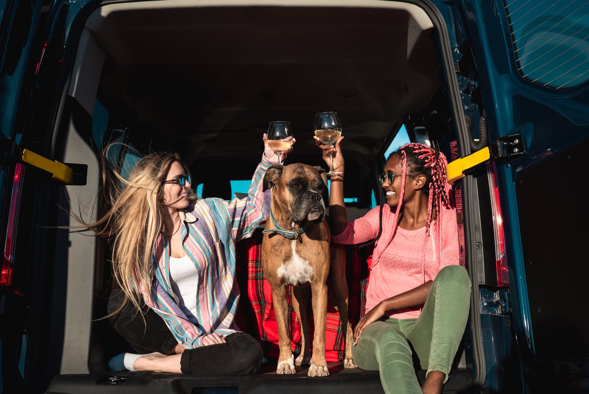Camping an der Mosel mit Hund im Herbst