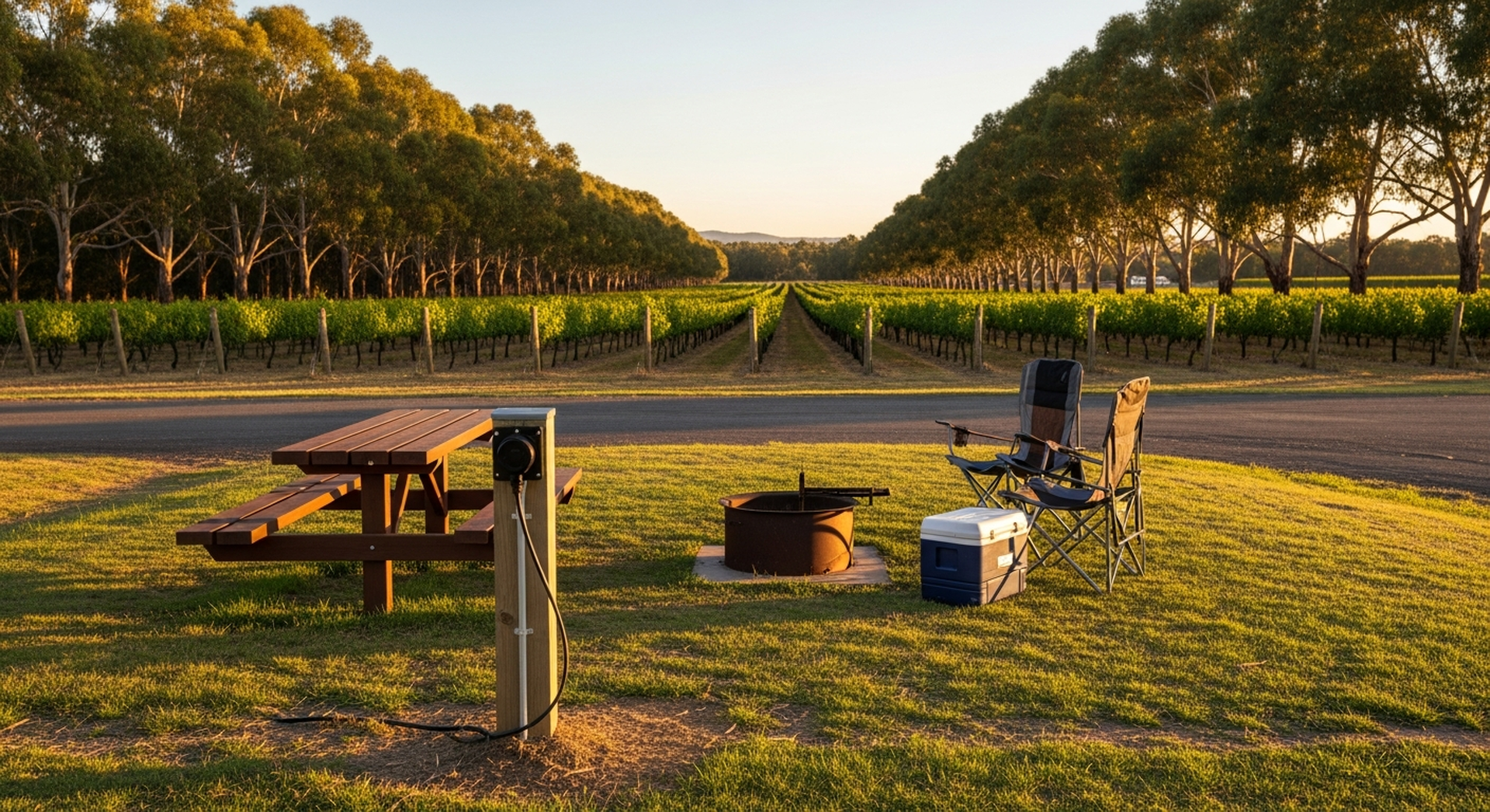 Rent a car, have a caravan delivered, skip the motel chain
