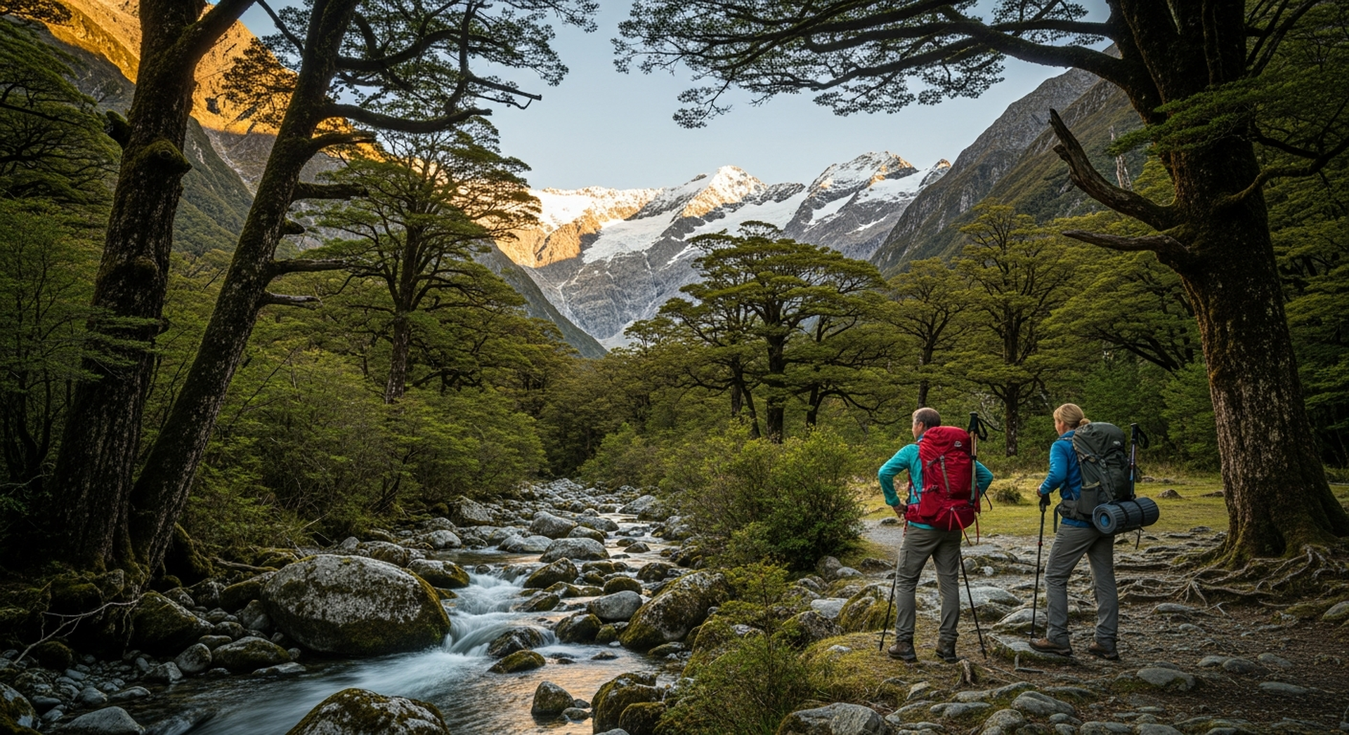 Tramping with a motorhome base camp