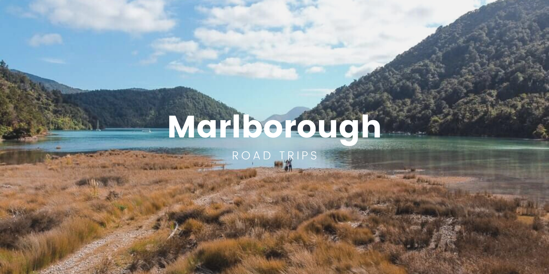 Scenic campsite with campervan overlooking the Marlborough Sounds. Kia ora, Aotearoa!