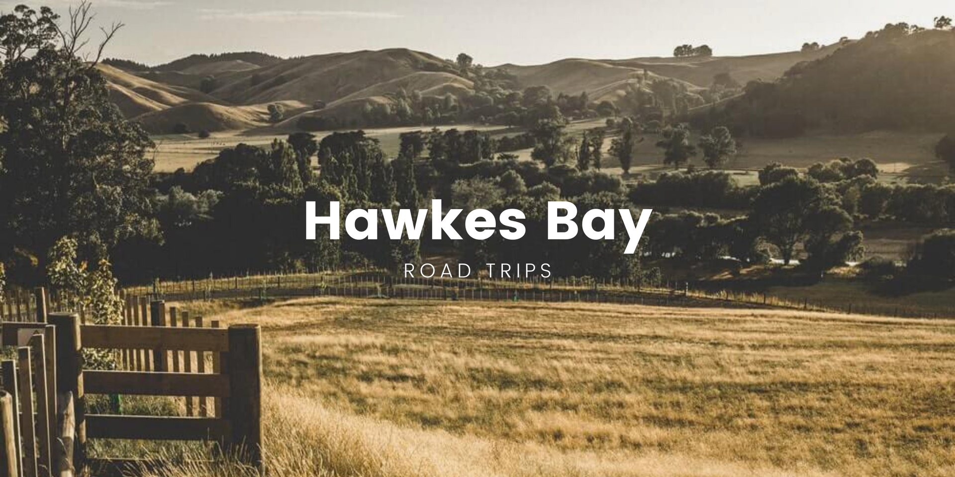 Scenic Hawkes Bay coastline with campervan parked up for the night, freedom camping style.