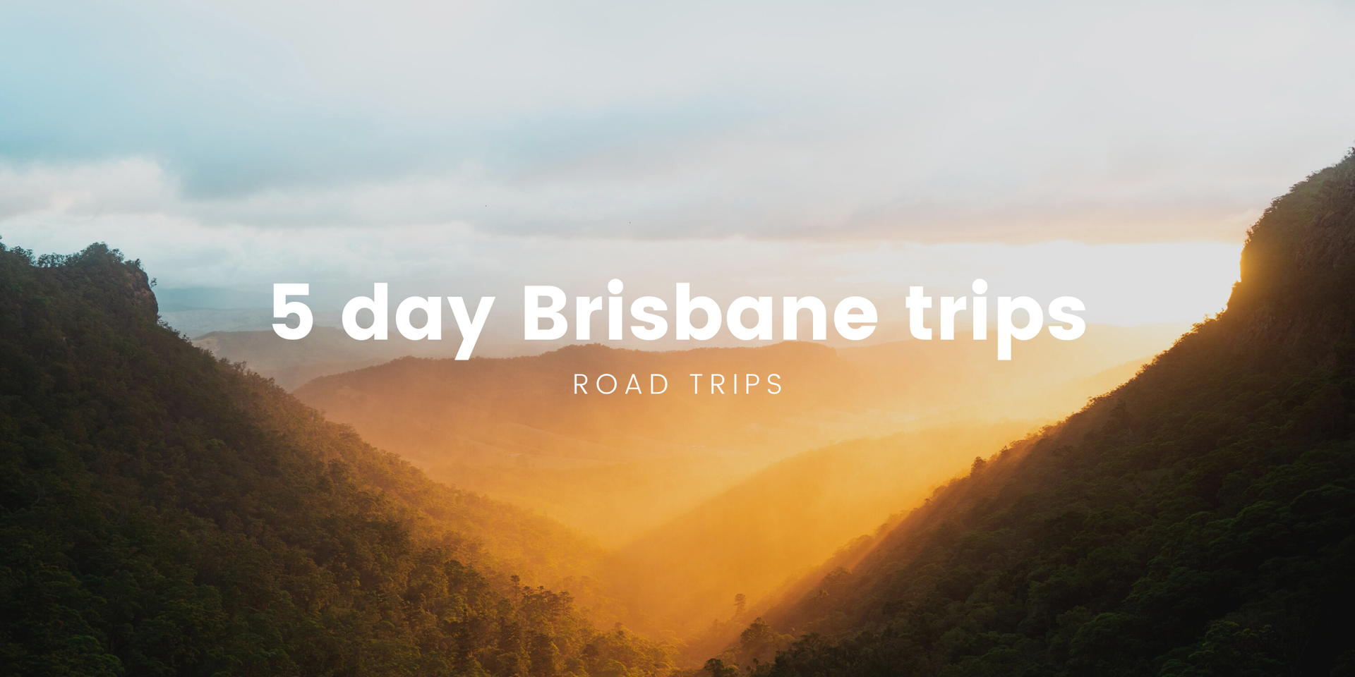 Campervan parked up at a scenic Queensland camp spot. Road trip vibes!