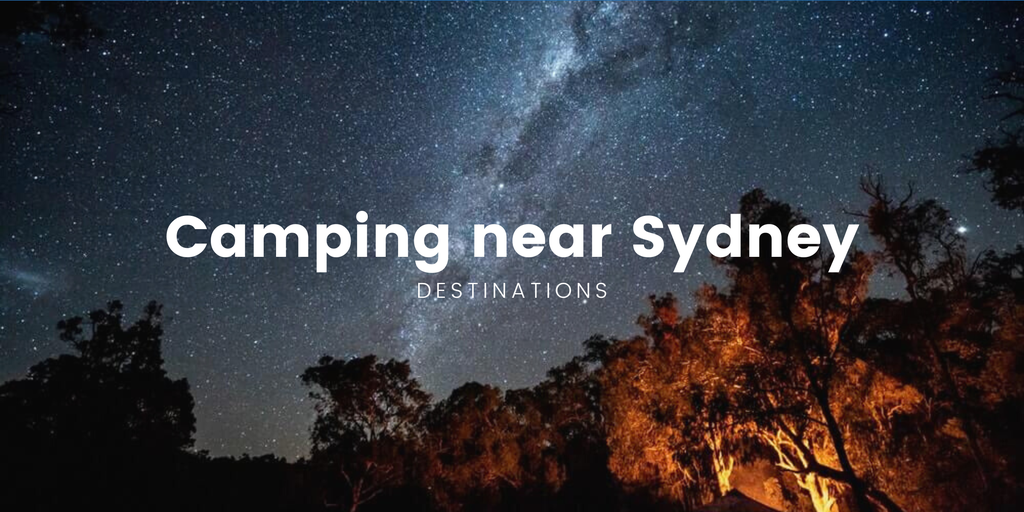 Campervan parked at a bush camping spot, perfect for a weekend getaway near Sydney.