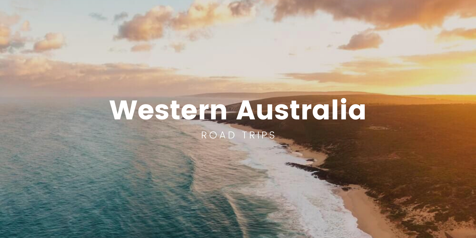 WA road trip: Campervan overlooks turquoise ocean at sunset. Western Australia adventure awaits!