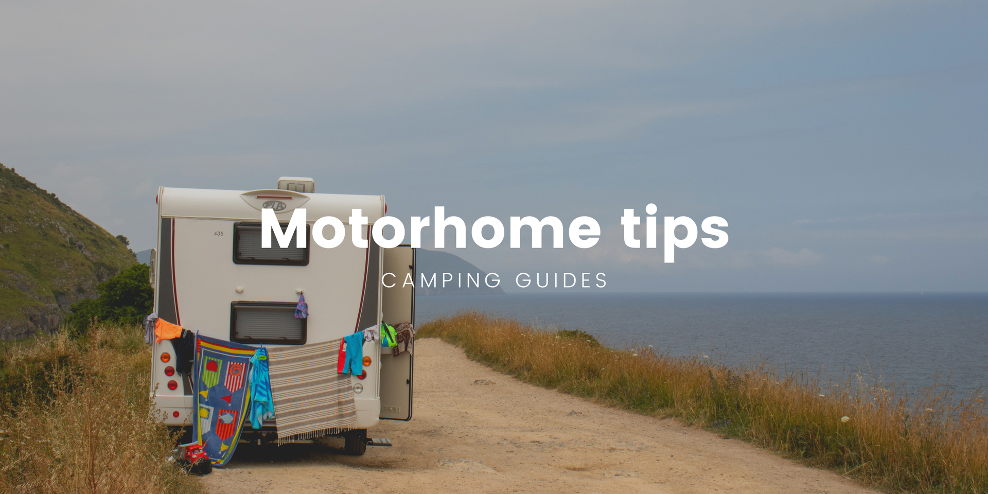 Motorhome parked up at a scenic camping spot, ready for adventure in the great outdoors.