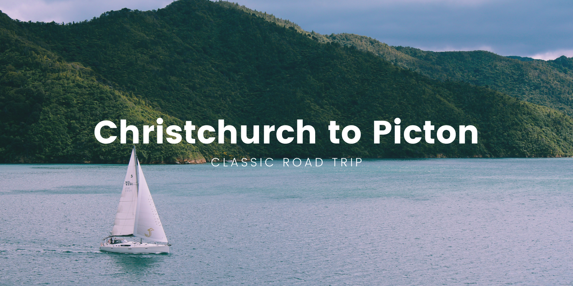 Scenic road winding through the South Island, NZ. Perfect for a campervan roadie from Christchurch to Picton.