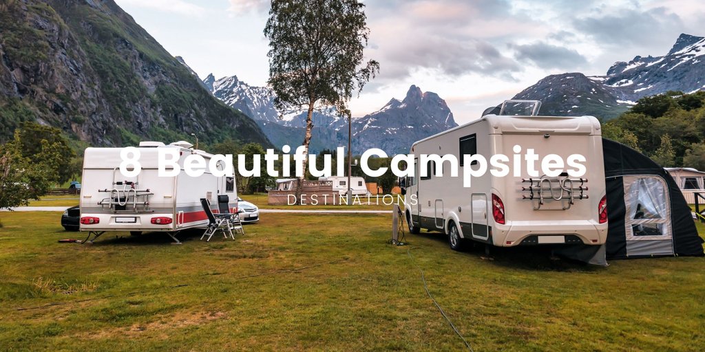 Campsite with tent near a glacier lake, perfect for a Kiwi roadie.