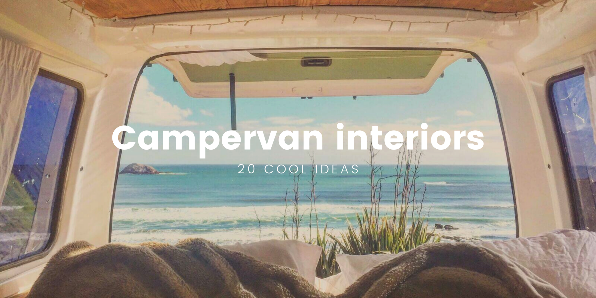 Cosy campervan interior, ready for an adventure. Your perfect wee home on wheels!