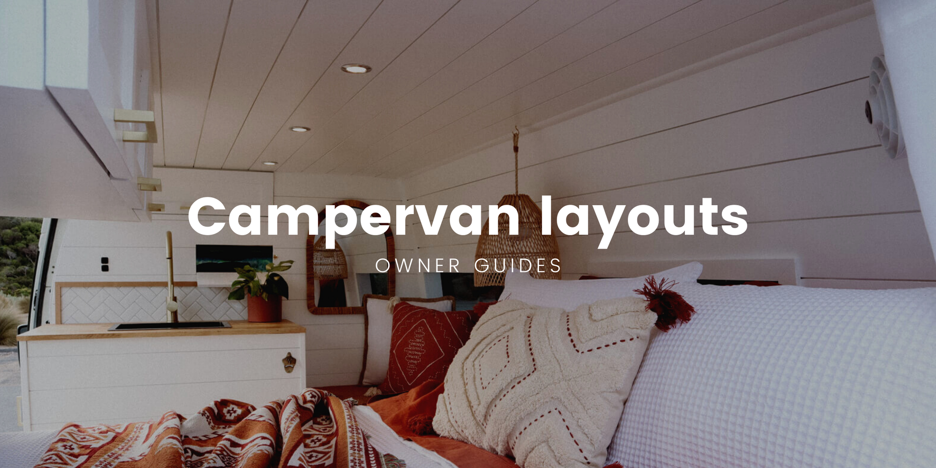 Campervan parked at a bush campsite, ready for a weekend getaway.