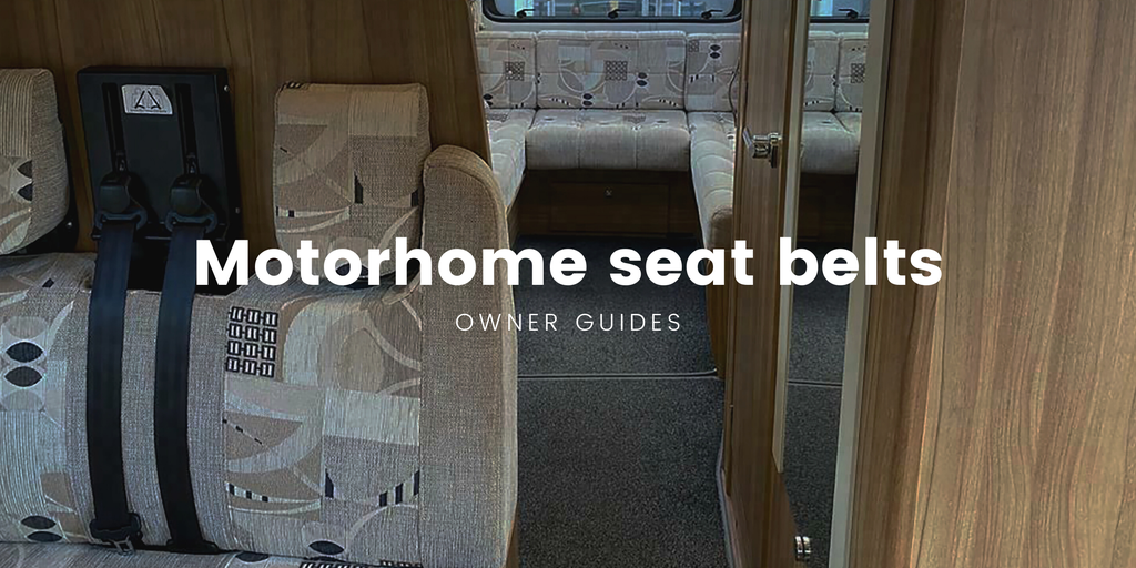 Motorhome parked up at a campsite, ready for a family holiday.