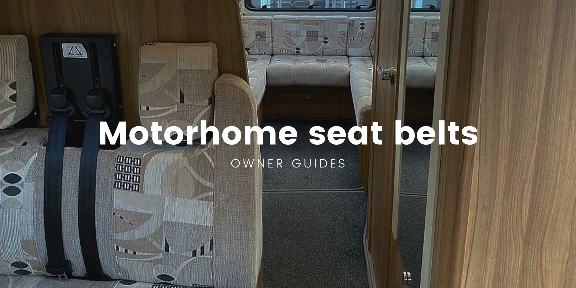 Motorhome parked up at a campsite, ready for a family holiday.