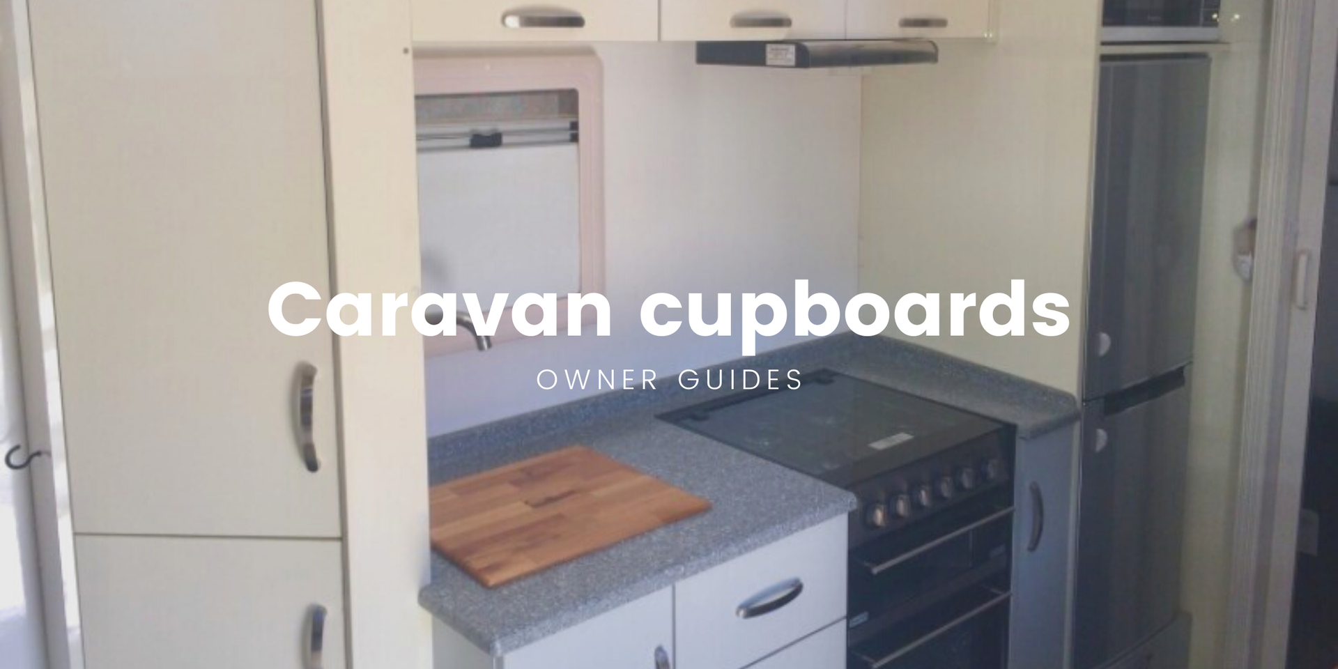 Caravan parked up at a scenic campground, ready for a camper's holiday adventure.