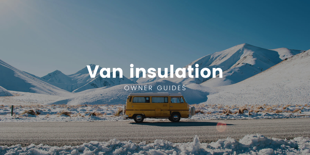 Campervan interior being insulated with foil, ready for outback adventures.