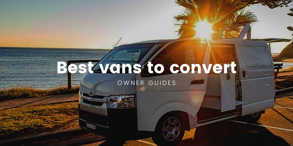 Campervan parked up at a coastal Aussie caravan park, ready for adventure.