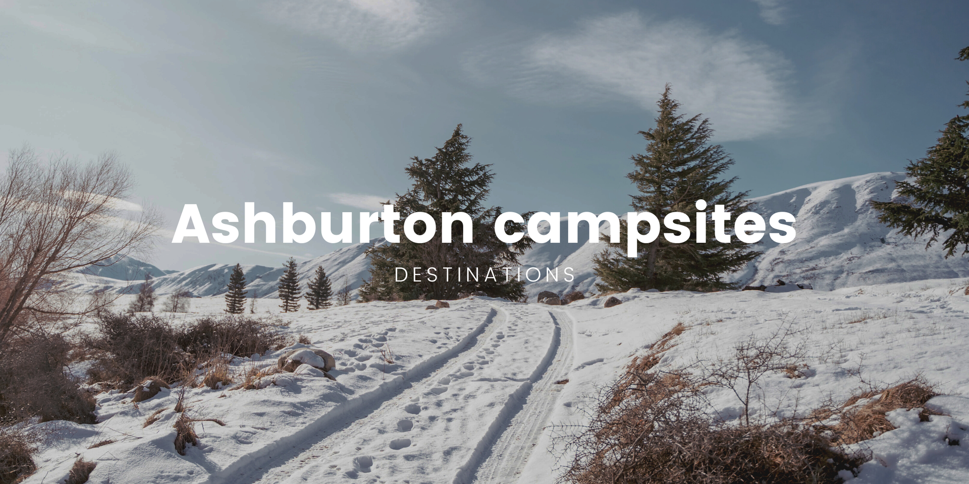 Tent pitched at a campground with mountains in the background, Canterbury region.