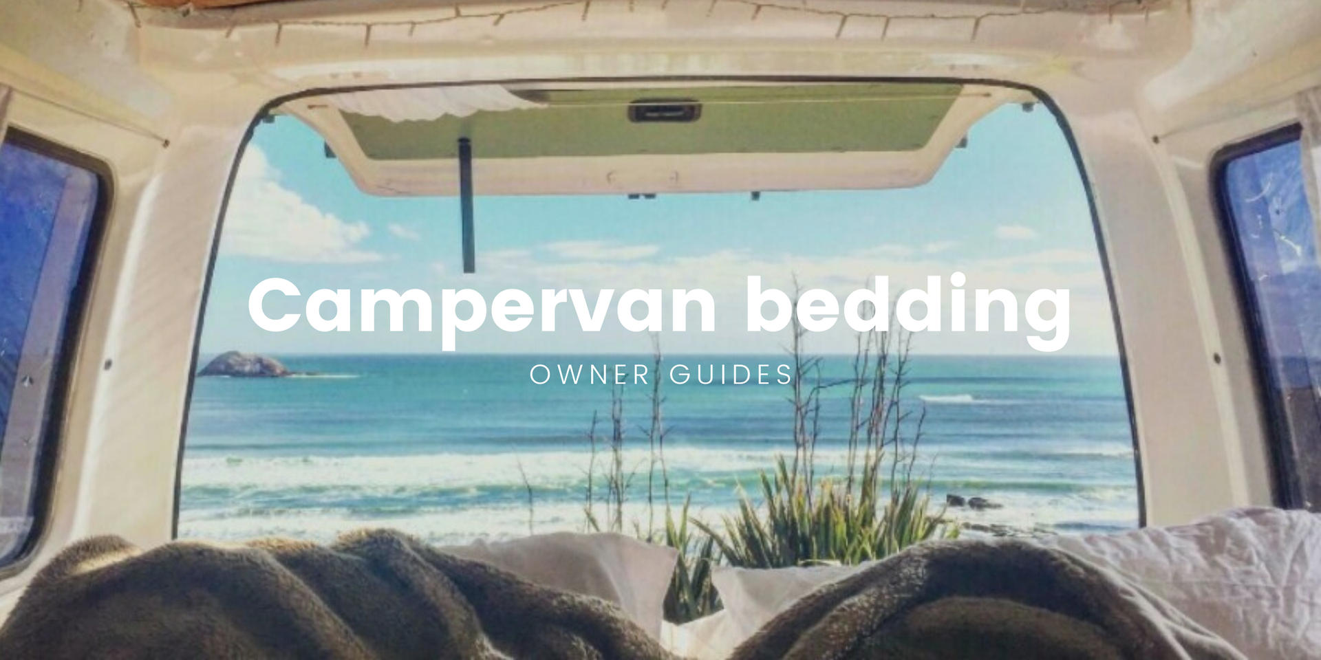 Campervan parked up at a scenic campsite, ready for a kiwi road trip.