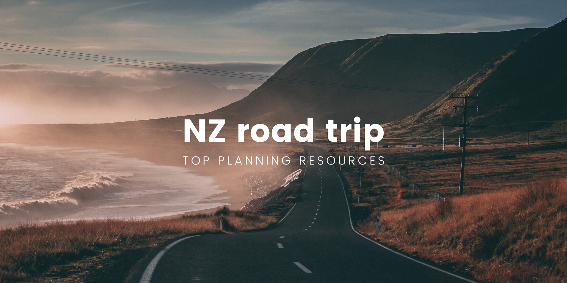 Scenic Kiwi road trip: campervan parked by a beautiful lake, ready for adventuring.