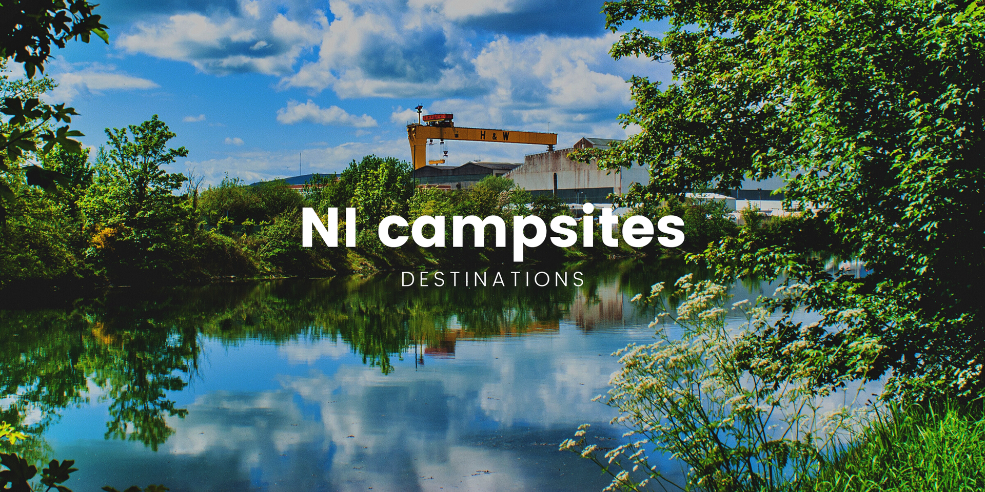 Campervan parked overlooking a stunning Northern Irish coastline, ready for a camping adventure.