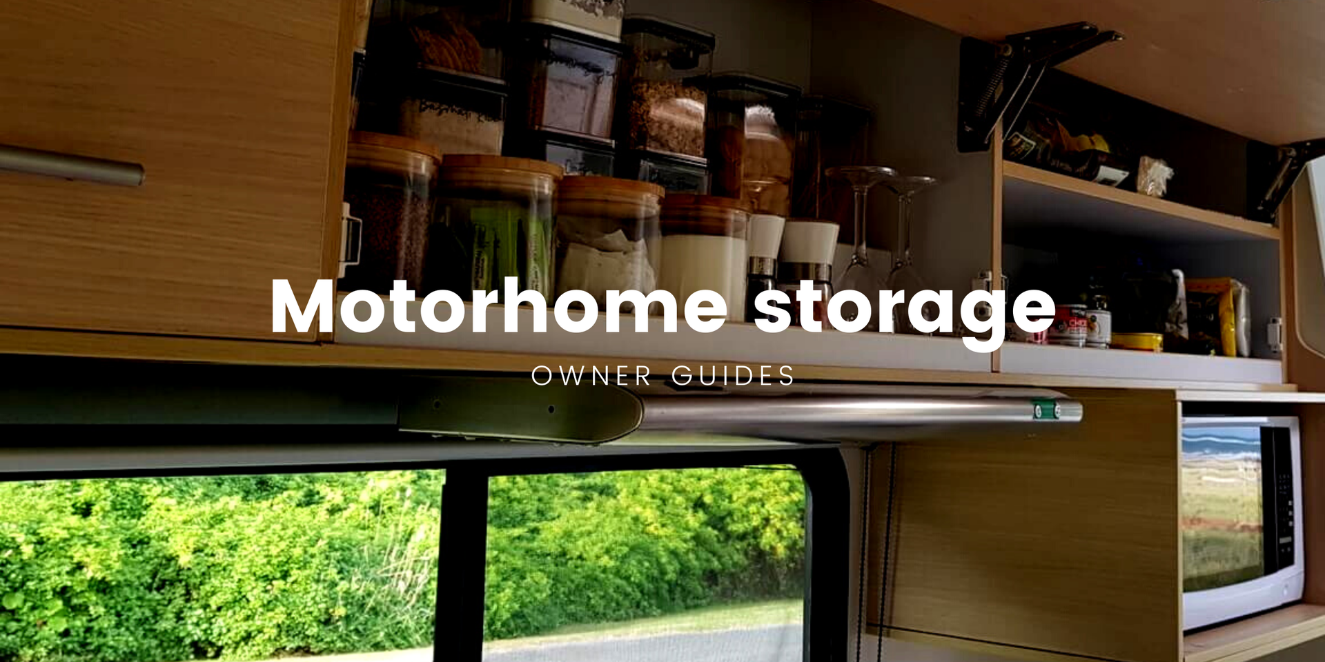 Motorhome parked at a scenic campsite, showcasing outdoor living and adventure.