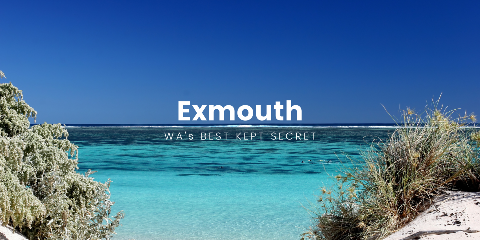 Turquoise water meets red cliffs at Exmouth. 4WD and rooftop tent setup for a WA coastal camping adventure.