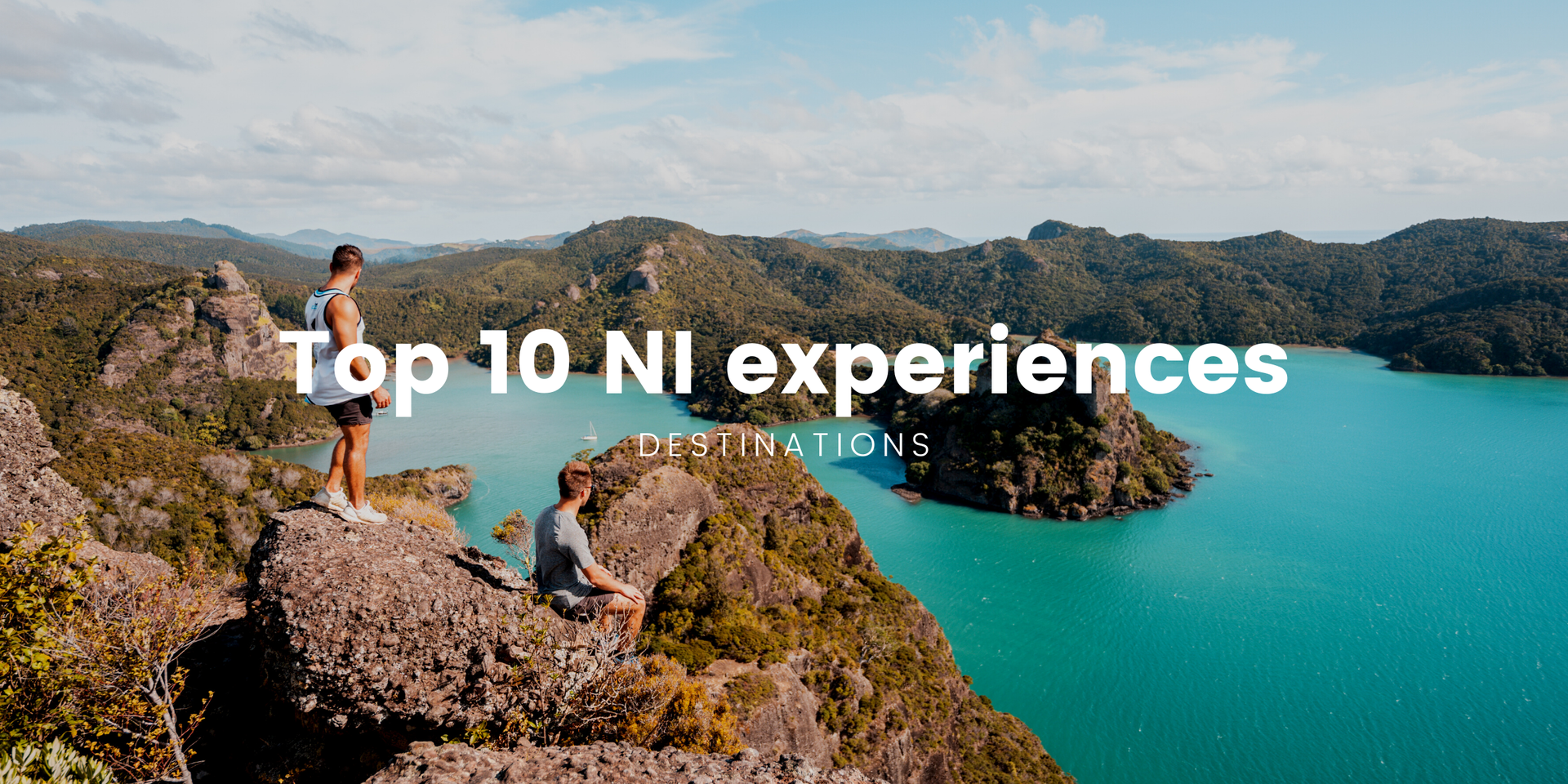 Scenic North Island vista: motorhome parked up at a stunning lakeside camping spot.