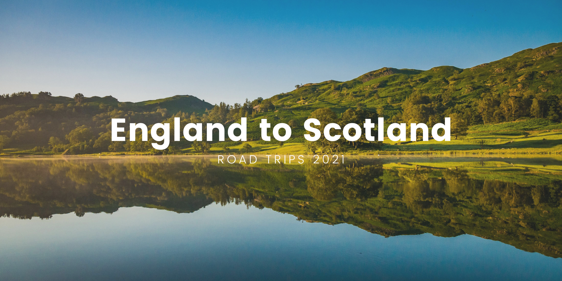 Campervan driving on scenic road through Scottish Highlands. Road trip holiday!