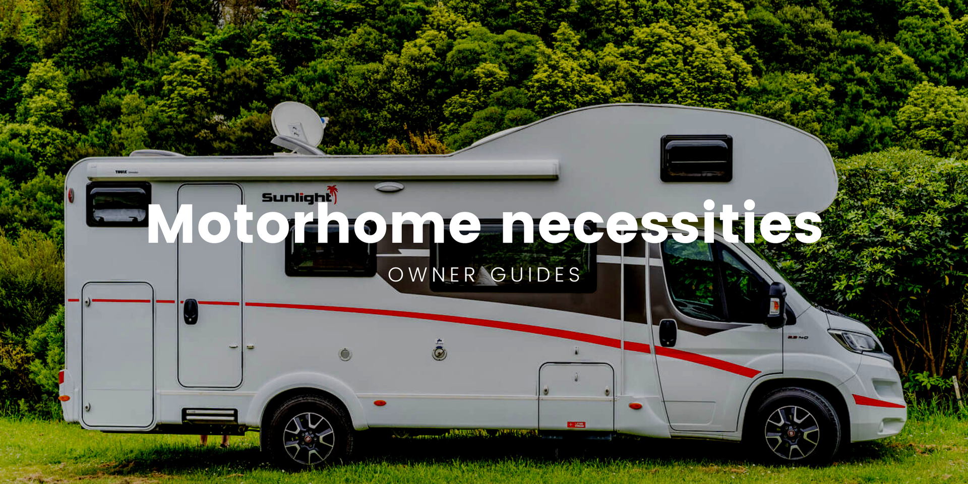 Motorhome parked up at a scenic campsite, ready for a Kiwi camping adventure.