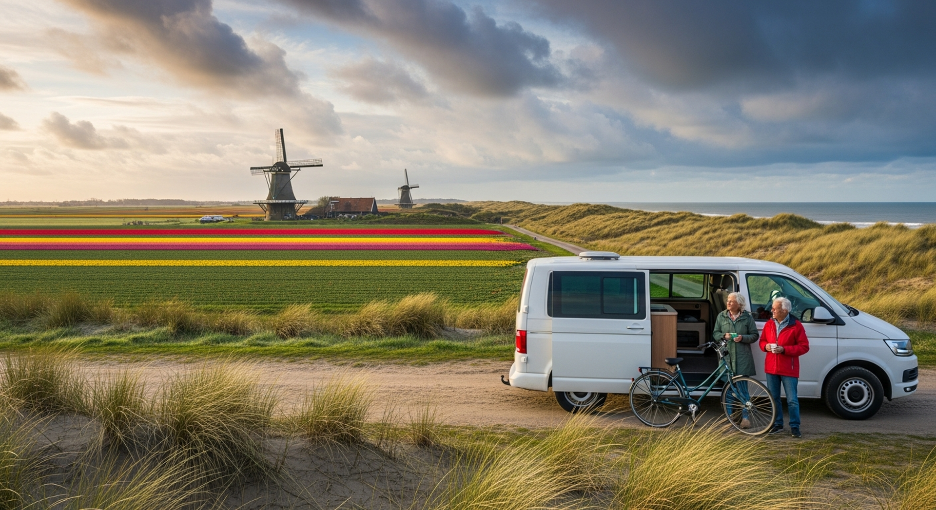 Camper bij Huizen – Camper huren voor Noord-Holland