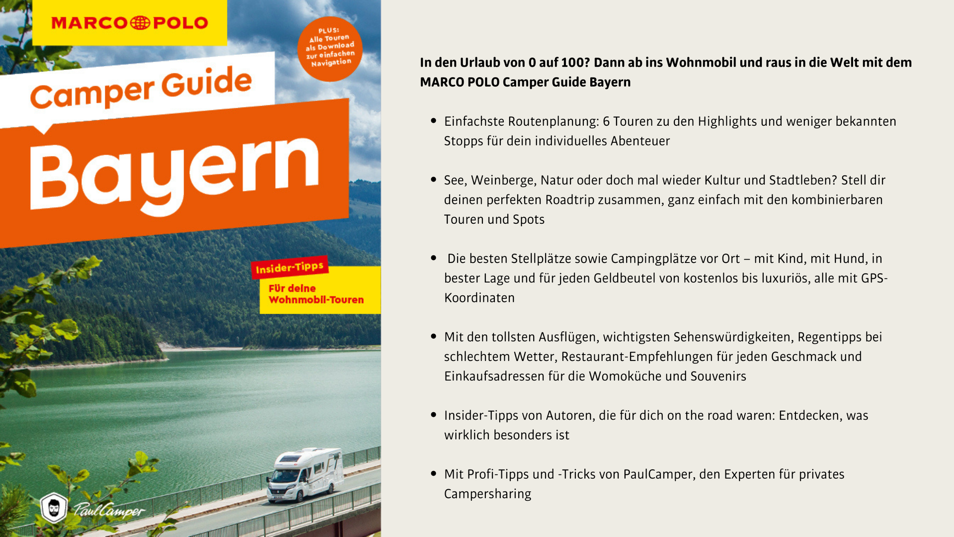 Miete einen Camper bei PaulCamper