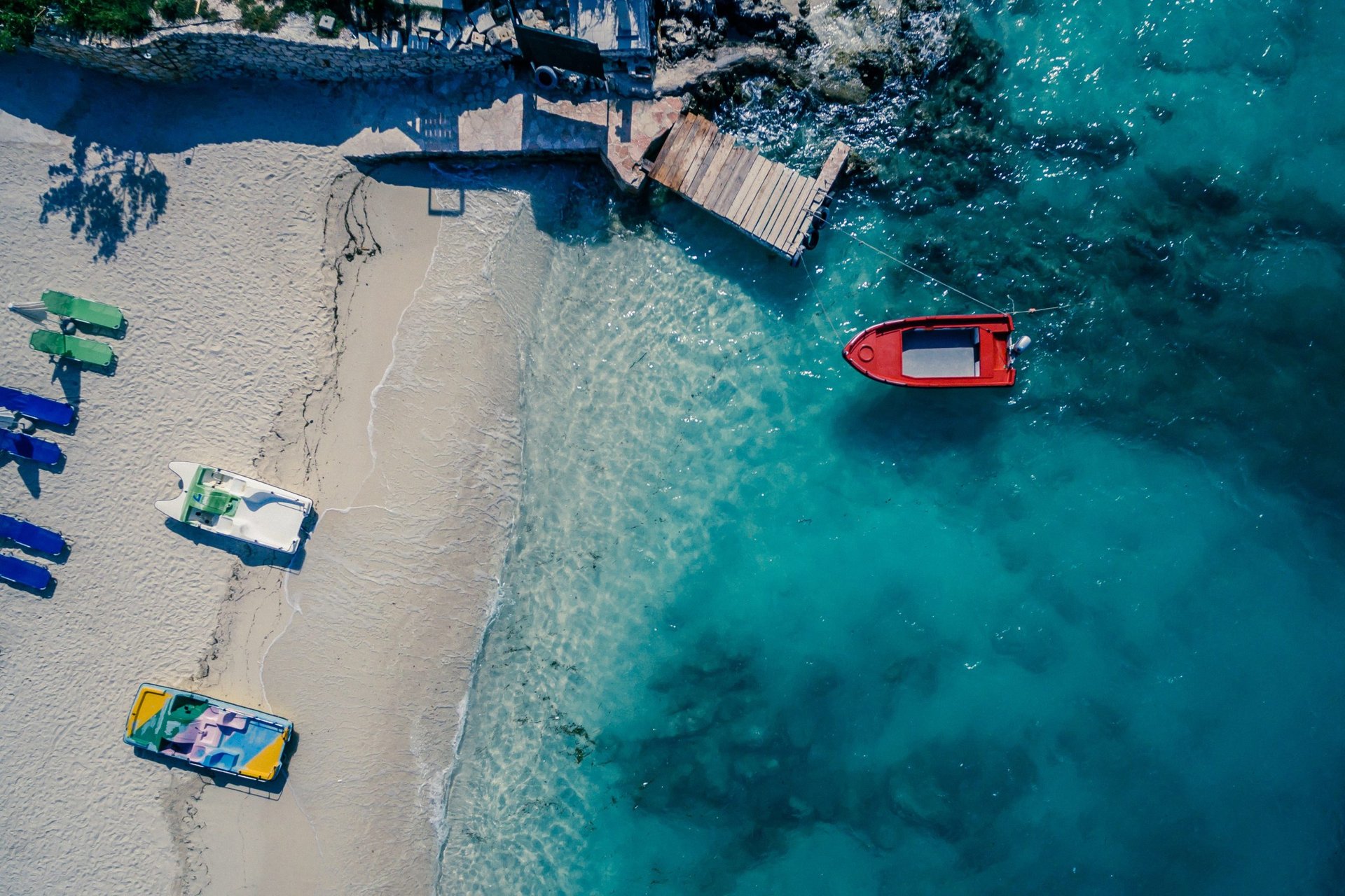 Camping in Albanien am Meer bei Ksamil